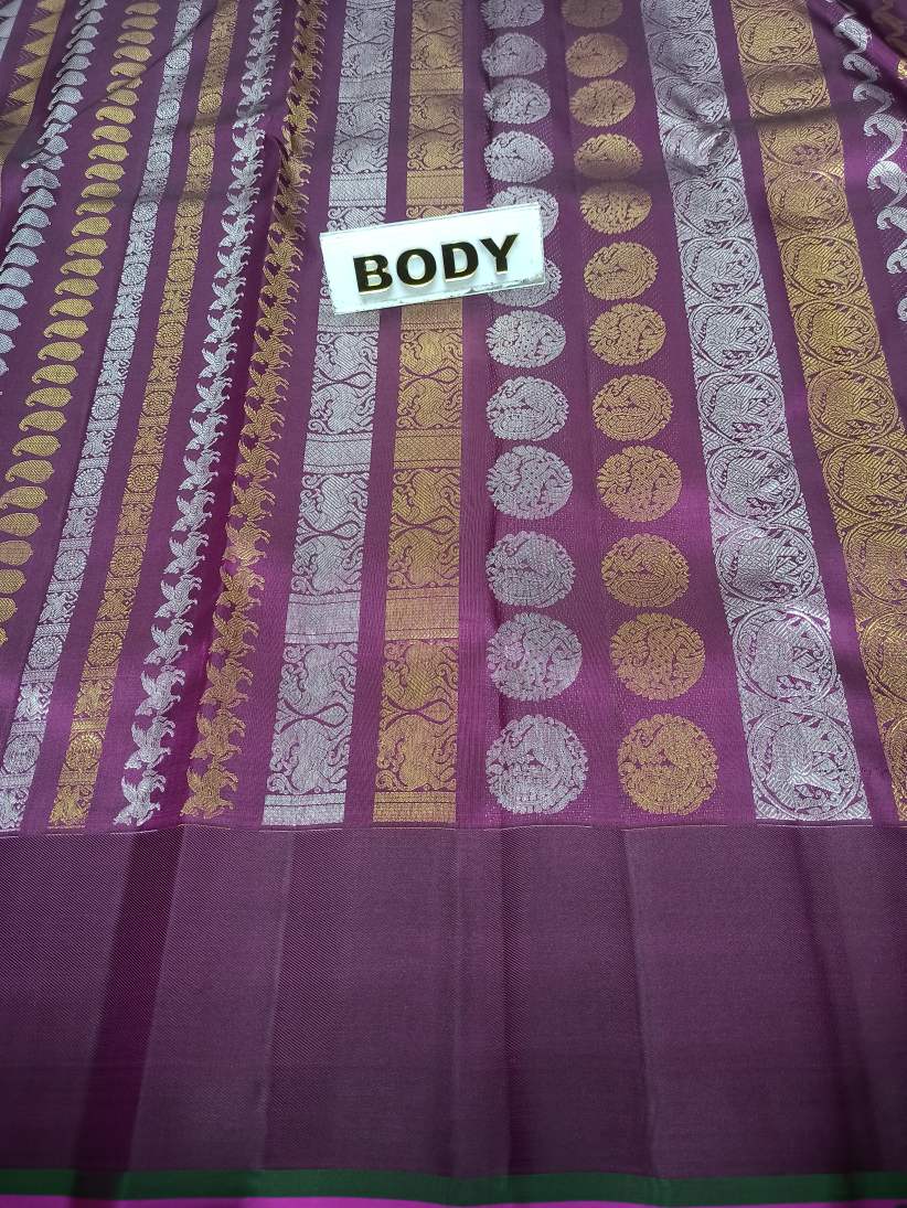 Pure Kanchipuram Silk Saree.