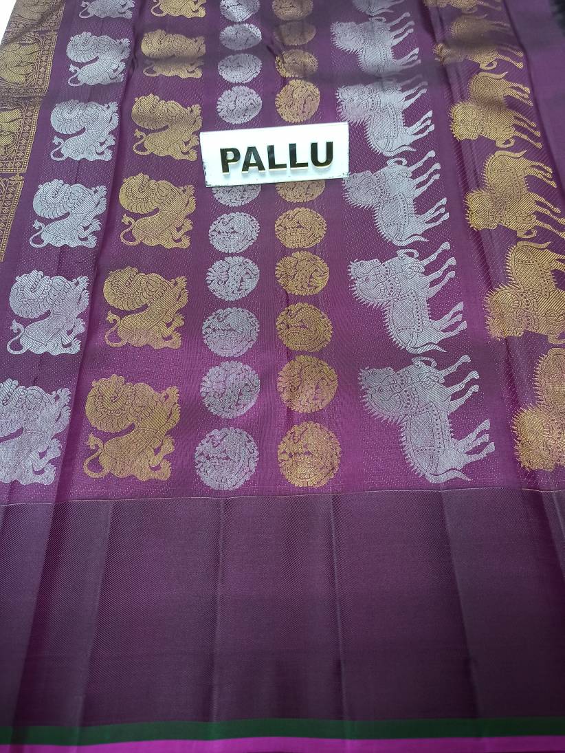 Pure Kanchipuram Silk Saree.