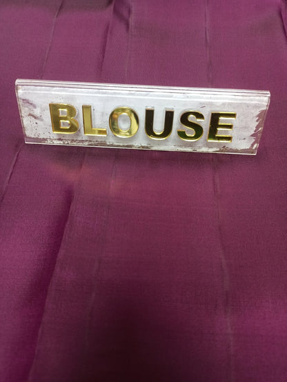 Pure Kanchipuram Silk Saree.