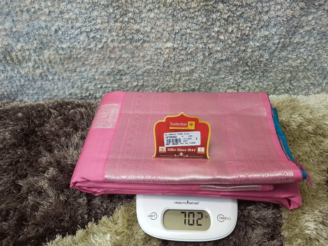 Pure Kanchipuram Silk Saree.