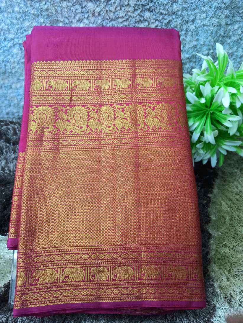 Pure Kanchipuram Silk Saree.