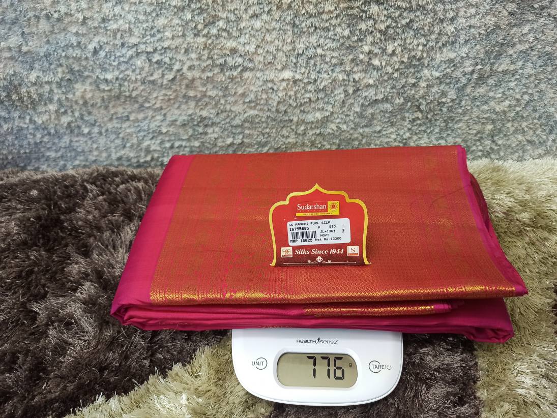 Pure Kanchipuram Silk Saree.