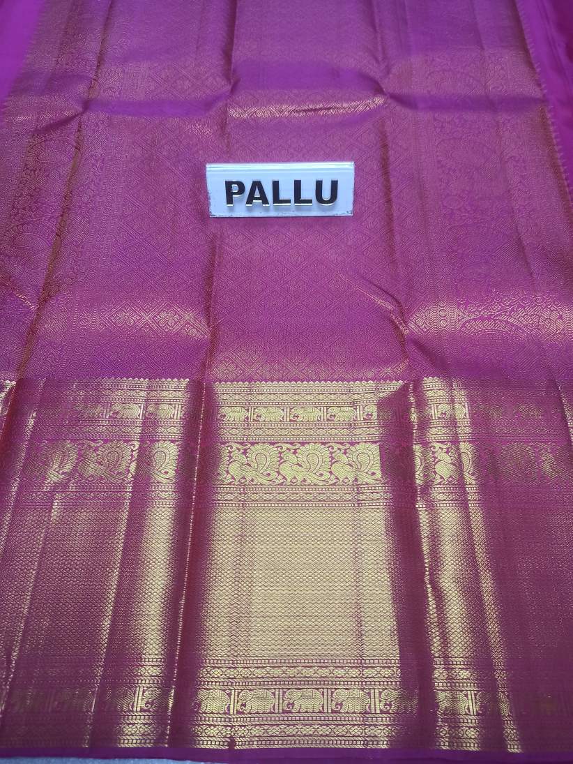 Pure Kanchipuram Silk Saree.