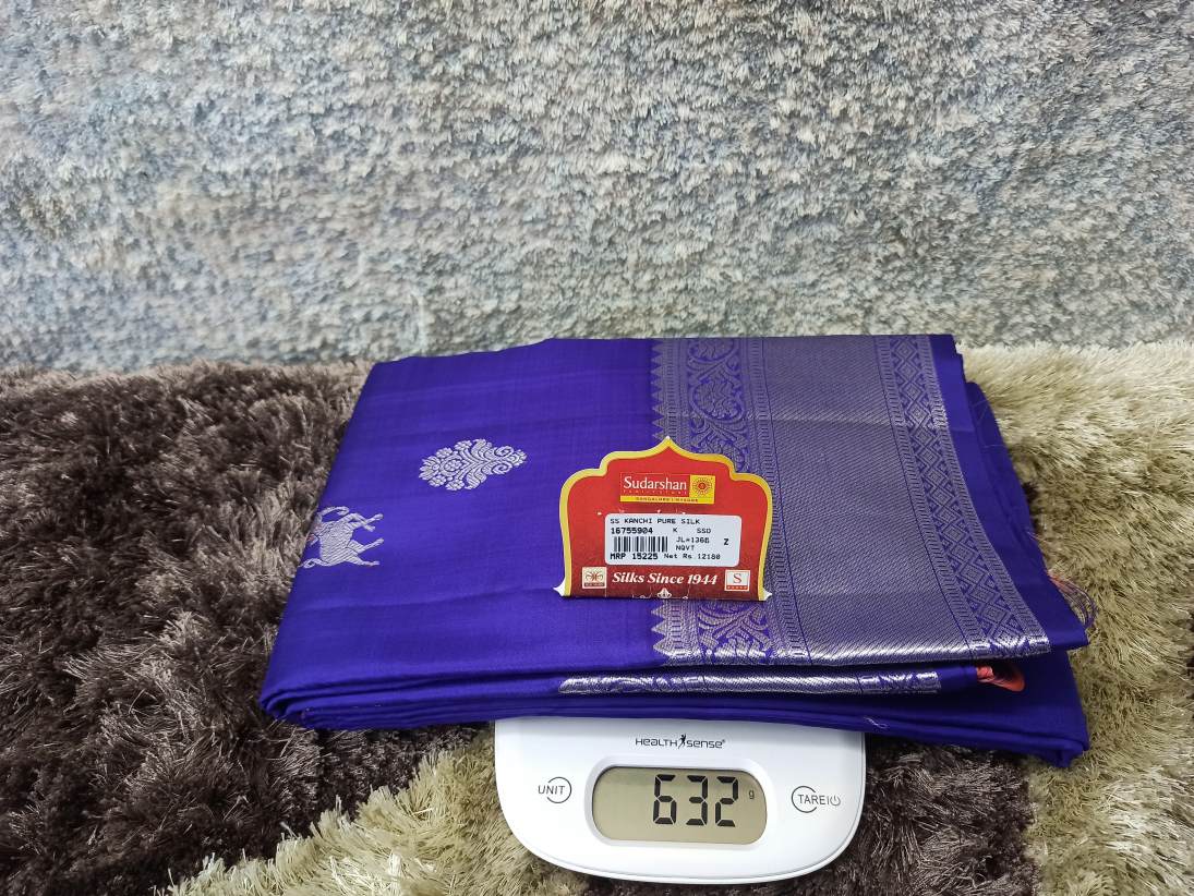 Pure Kanchipuram Silk Saree.