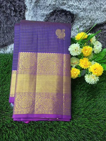 Pure Kanchipuram Silk Saree.