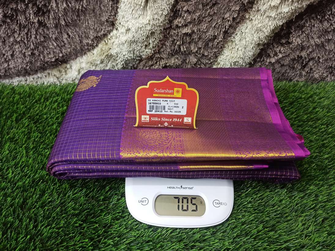 Pure Kanchipuram Silk Saree.