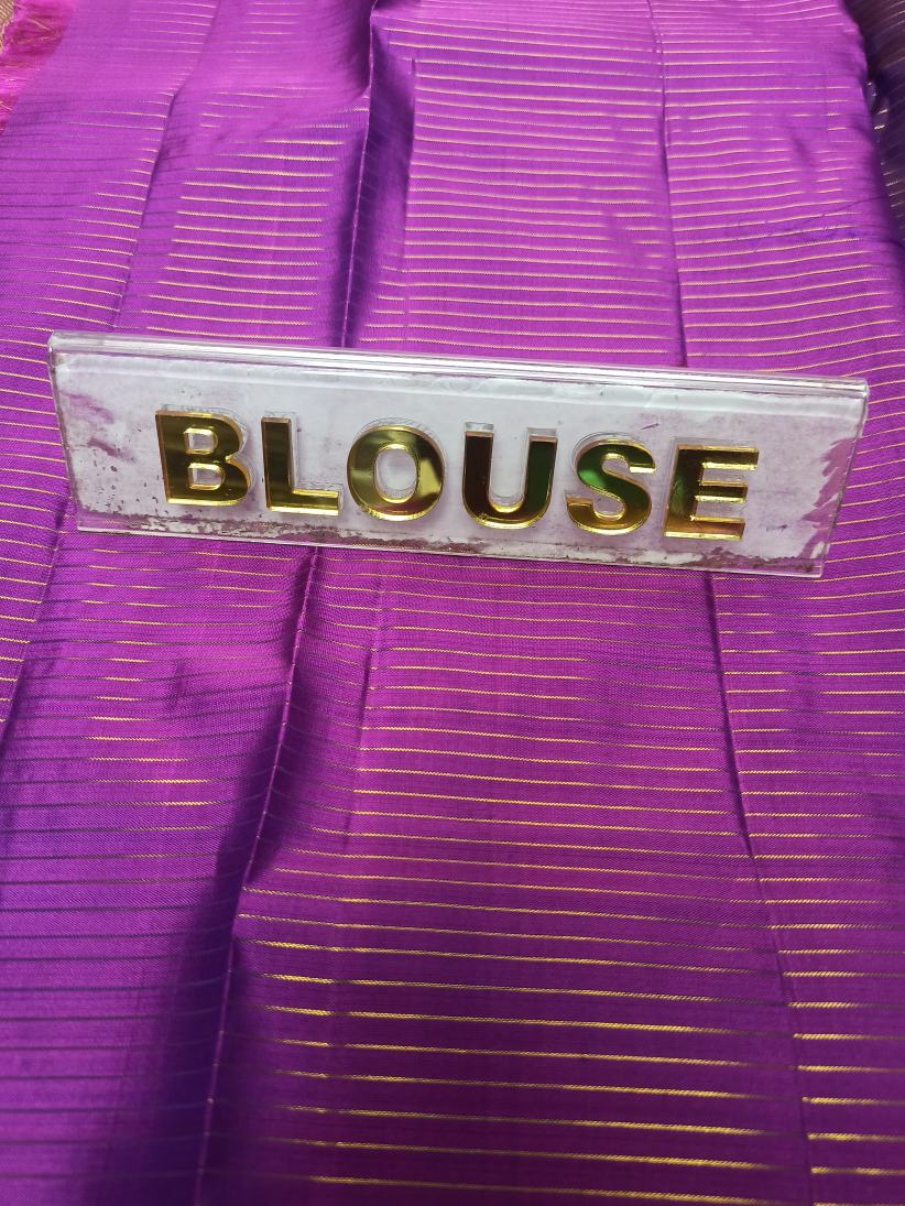 Pure Kanchipuram Silk Saree.