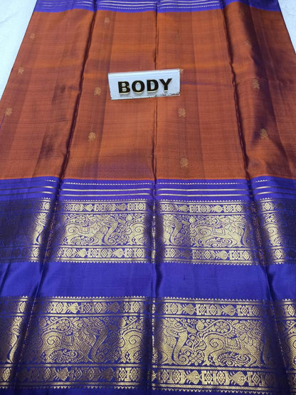 Pure Kanchipuram Silk Saree.