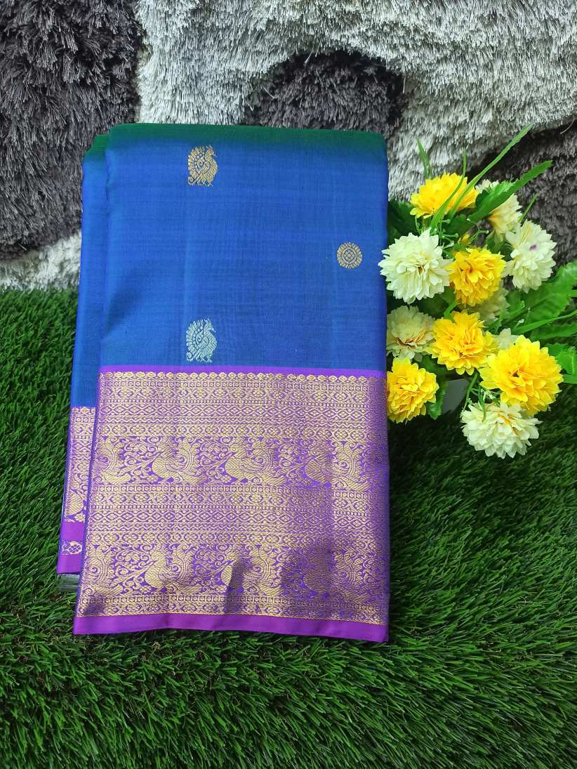 Pure Kanchipuram Silk Saree.