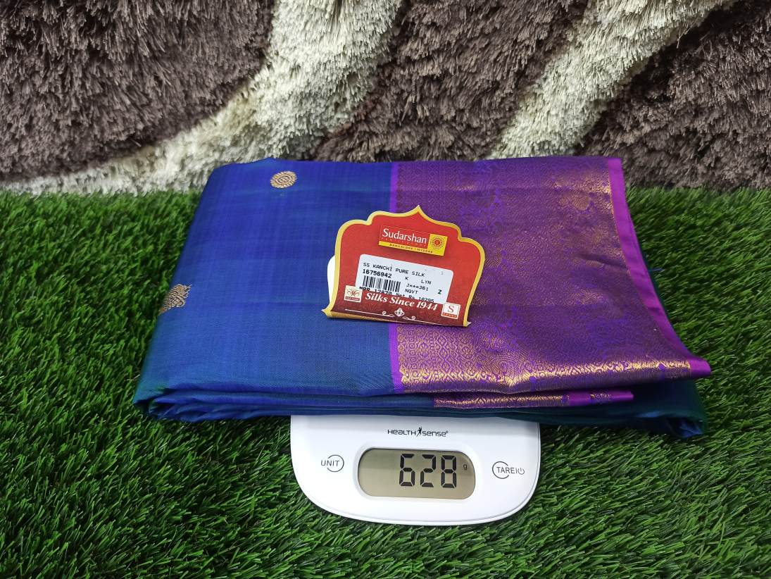 Pure Kanchipuram Silk Saree.