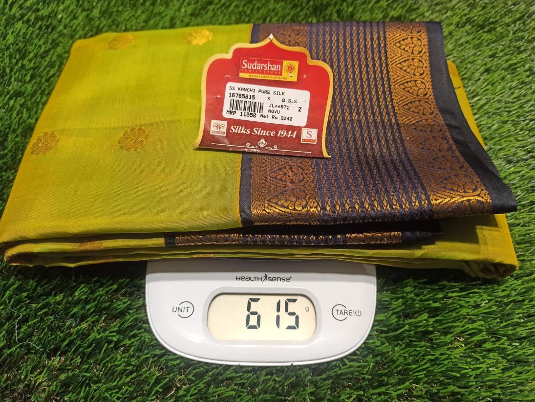 Pure Kanchipuram Silk Saree.