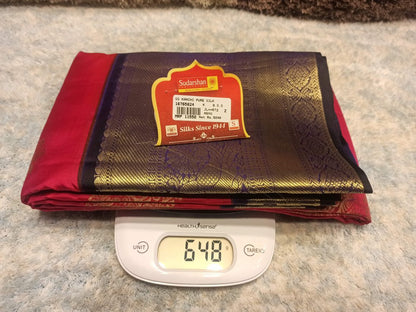 Pure Kanchipuram Silk Saree.