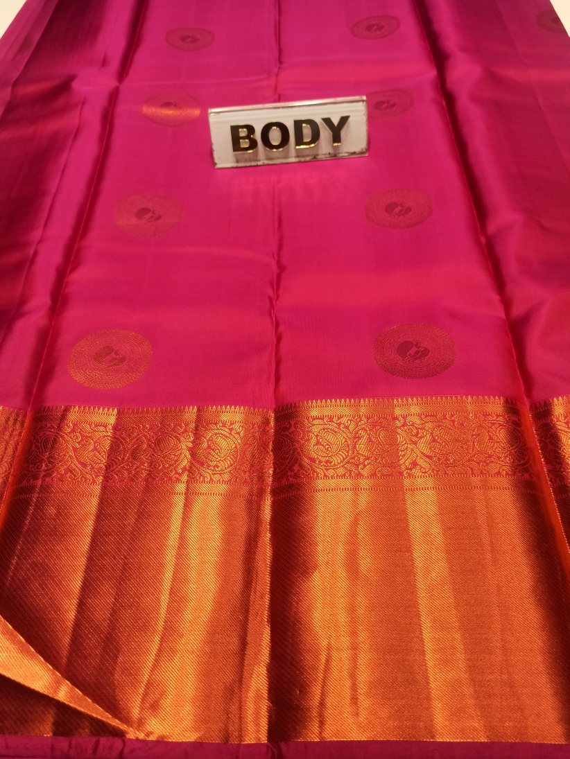Pure Kanchipuram Silk Saree.