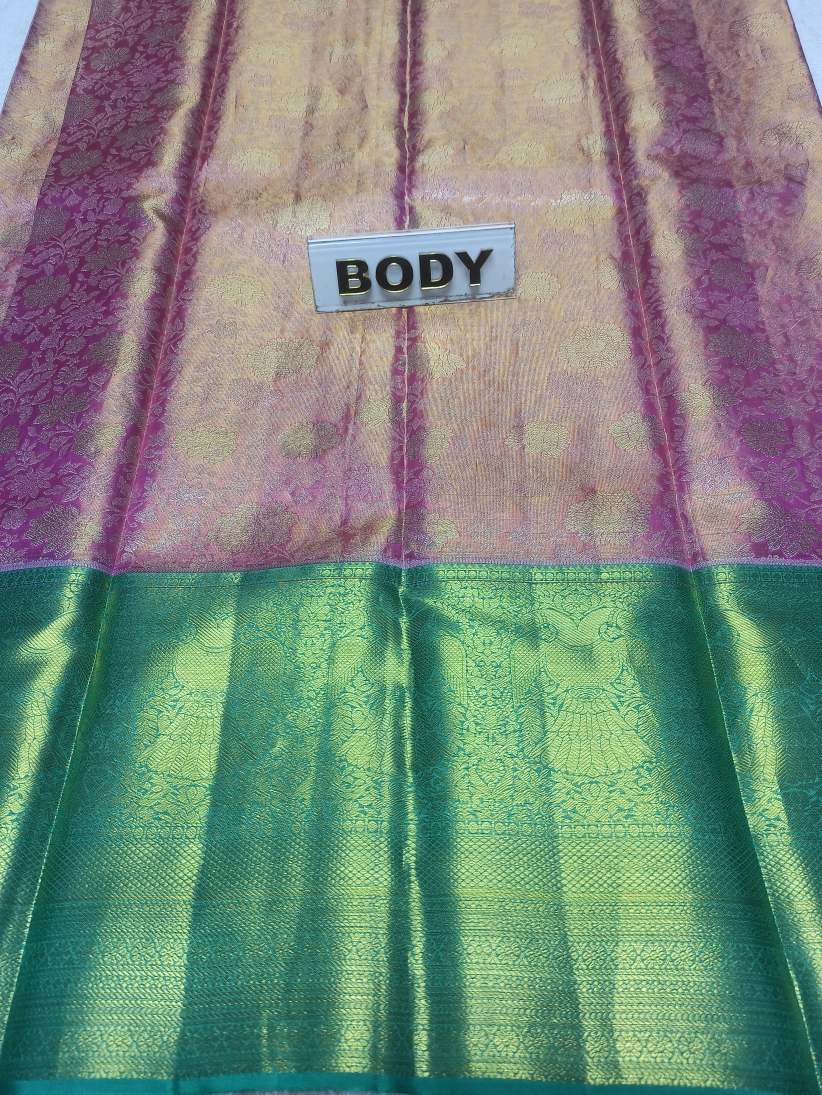 Pure Kanchipuram Silk Saree.