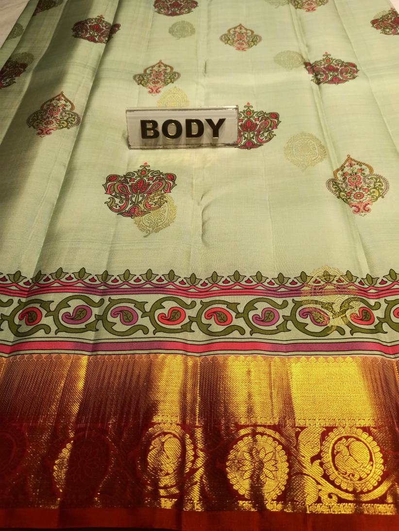 Pure Kanchipuram Silk Saree.