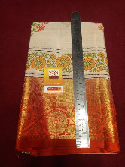 Pure Kanchipuram Silk Saree.