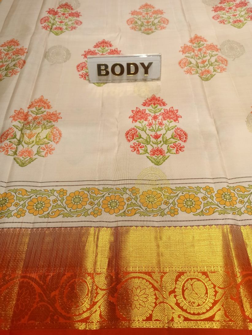 Pure Kanchipuram Silk Saree.