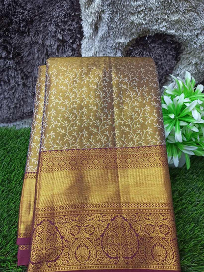 Pure Kanchipuram Silk Saree.