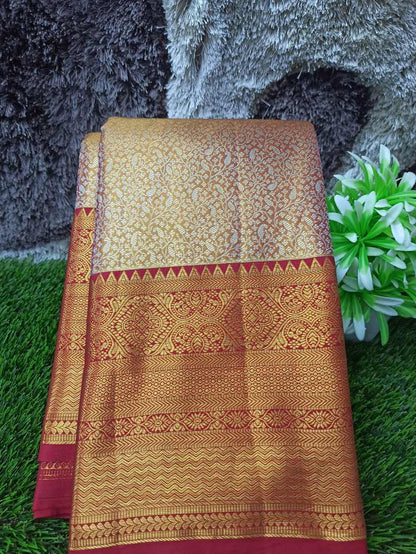 Pure Kanchipuram Silk Saree.