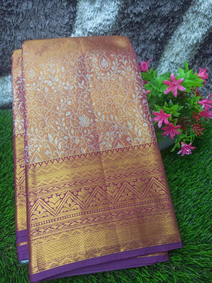 Pure Kanchipuram Silk Saree.