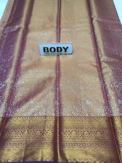 Pure Kanchipuram Silk Saree.