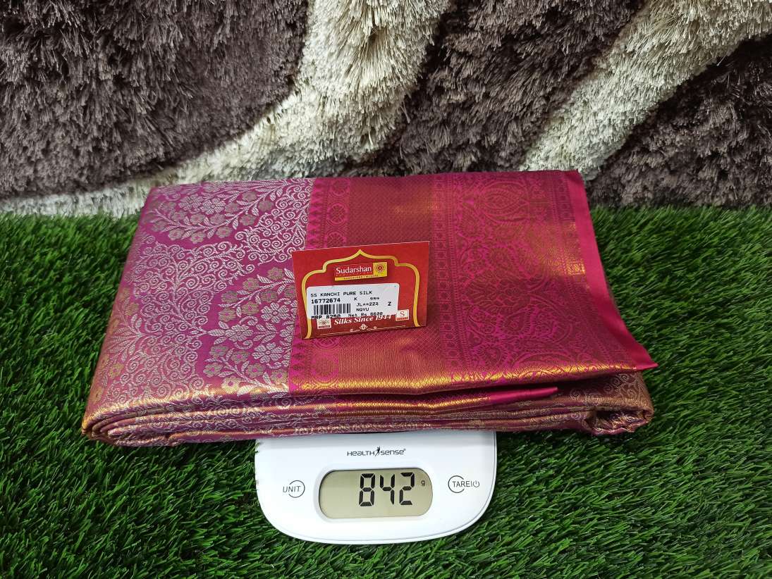 Pure Kanchipuram Silk Saree.