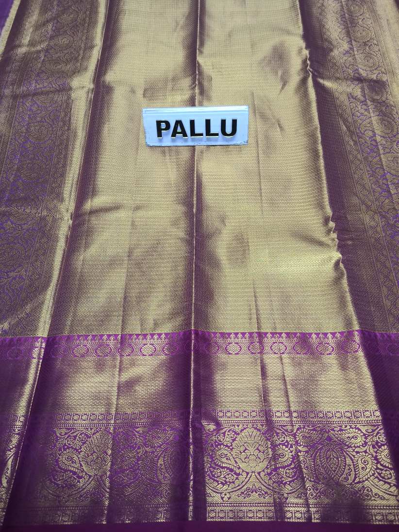 Pure Kanchipuram Silk Saree.