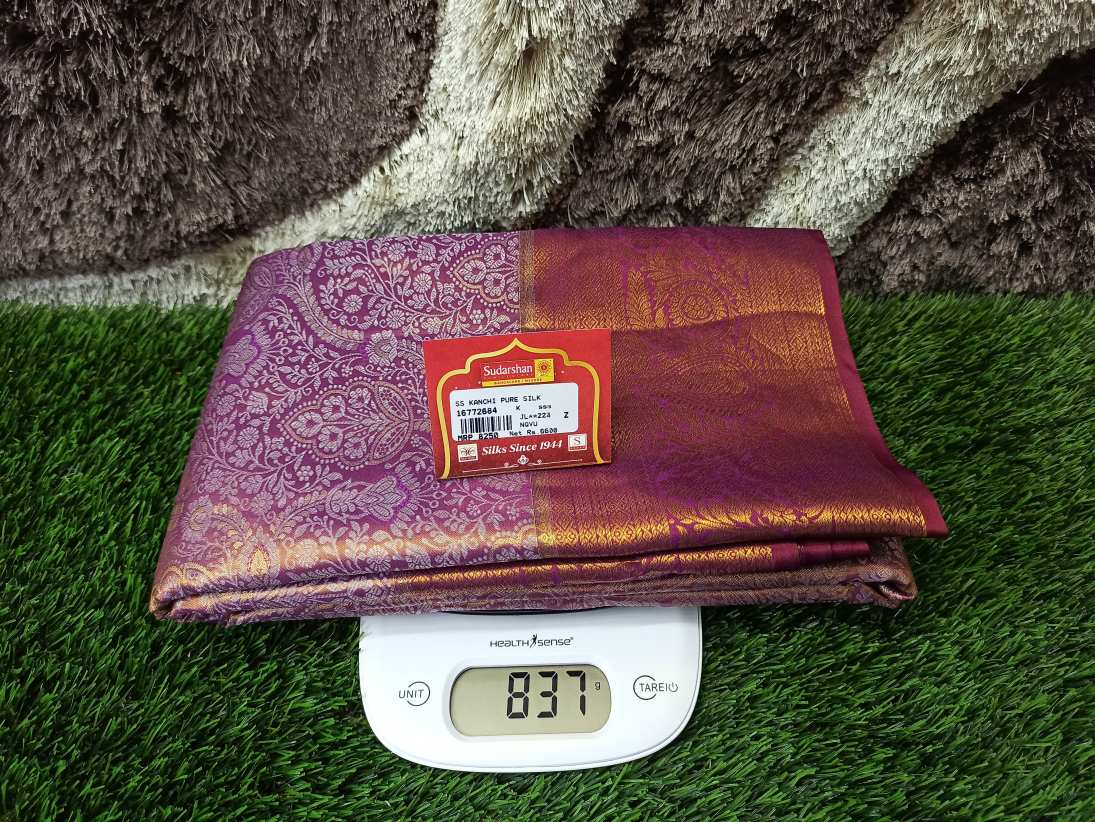 Pure Kanchipuram Silk Saree.