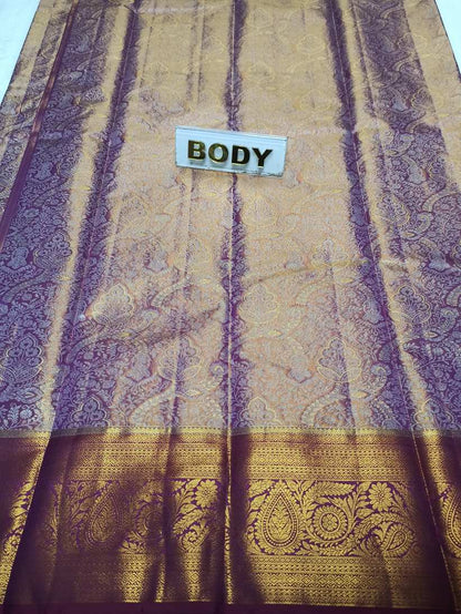 Pure Kanchipuram Silk Saree.