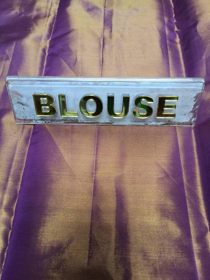 Pure Kanchipuram Silk Saree.