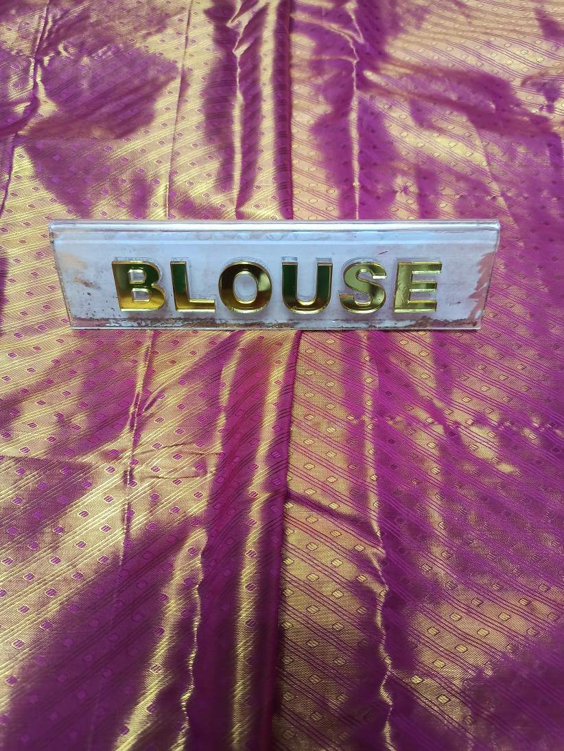 Pure Kanchipuram Silk Saree.