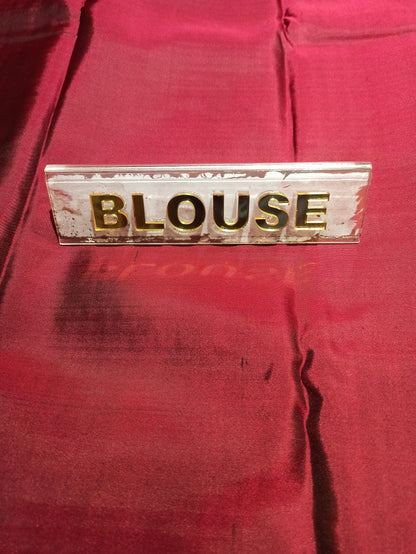 Pure Kanchipuram Silk Saree.