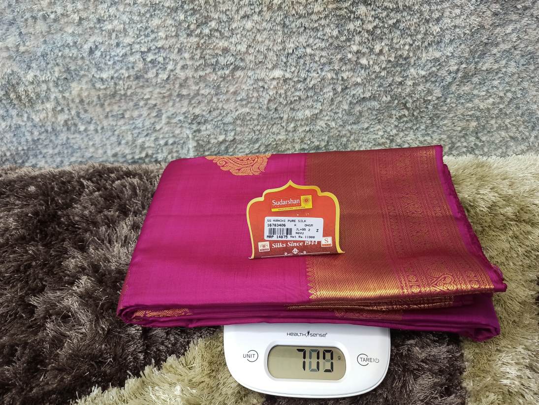 Pure Kanchipuram Silk Saree.