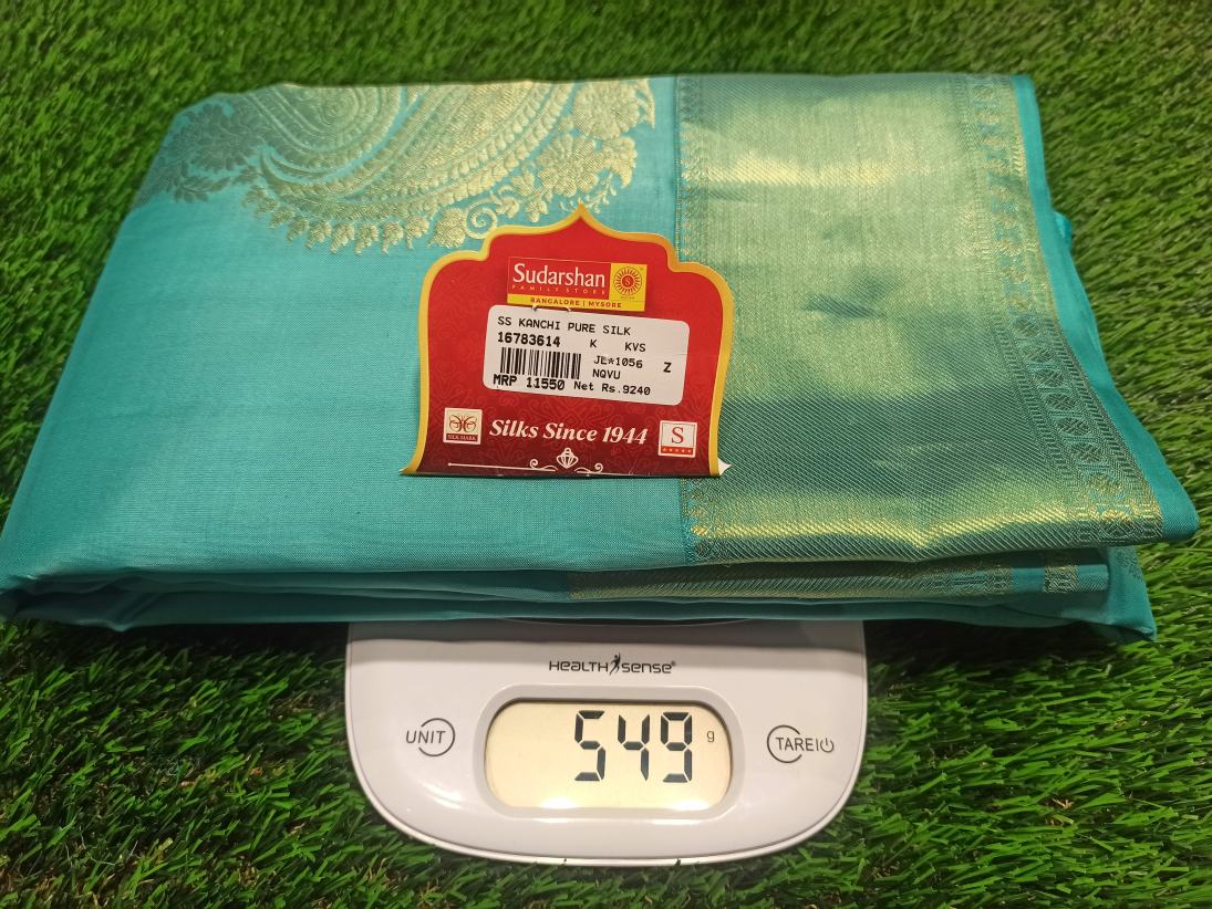 Pure Kanchipuram Silk Saree.