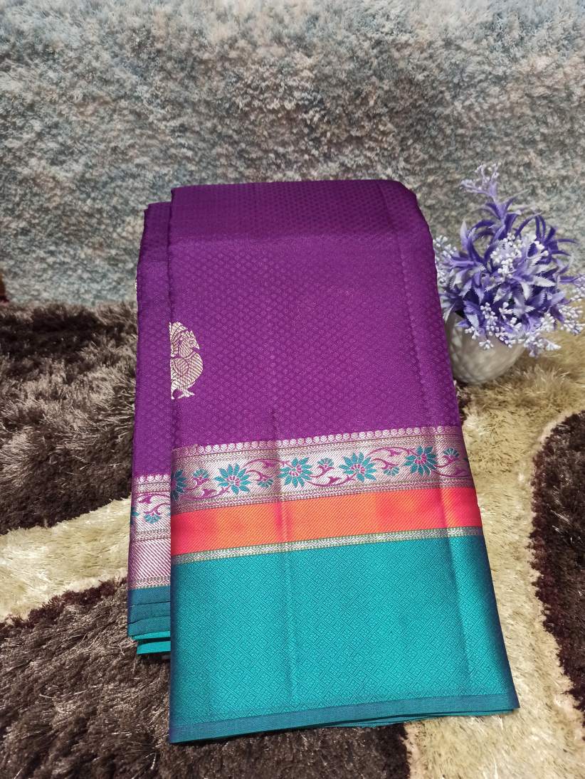 Pure Kanchipuram Silk Saree.