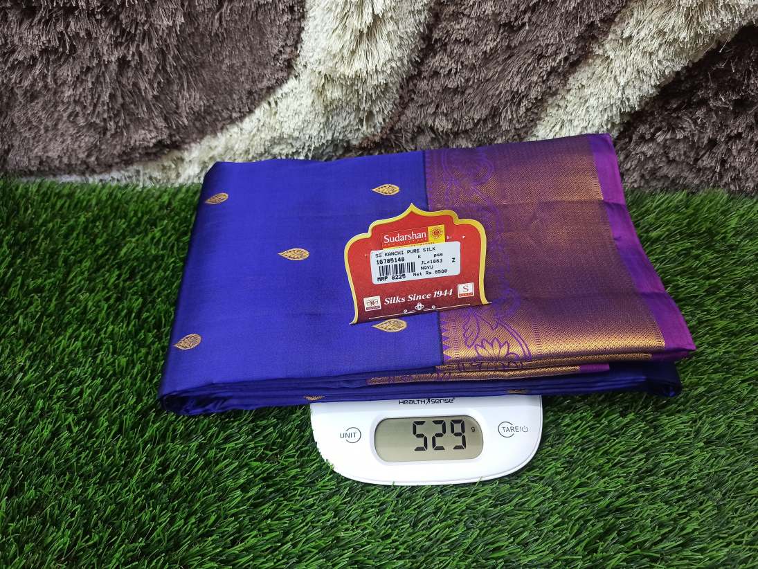 Pure Kanchipuram Silk Saree.