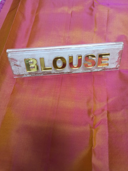 Pure Kanchipuram Silk Saree.