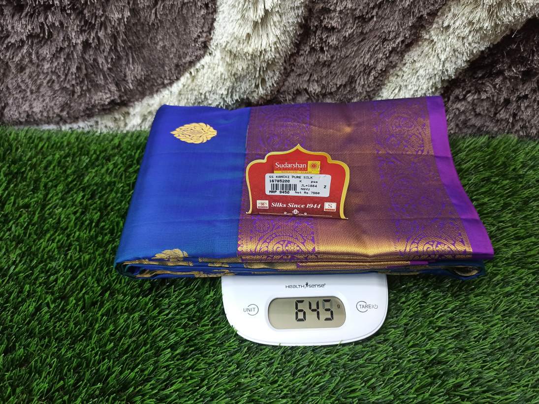 Pure Kanchipuram Silk Saree.