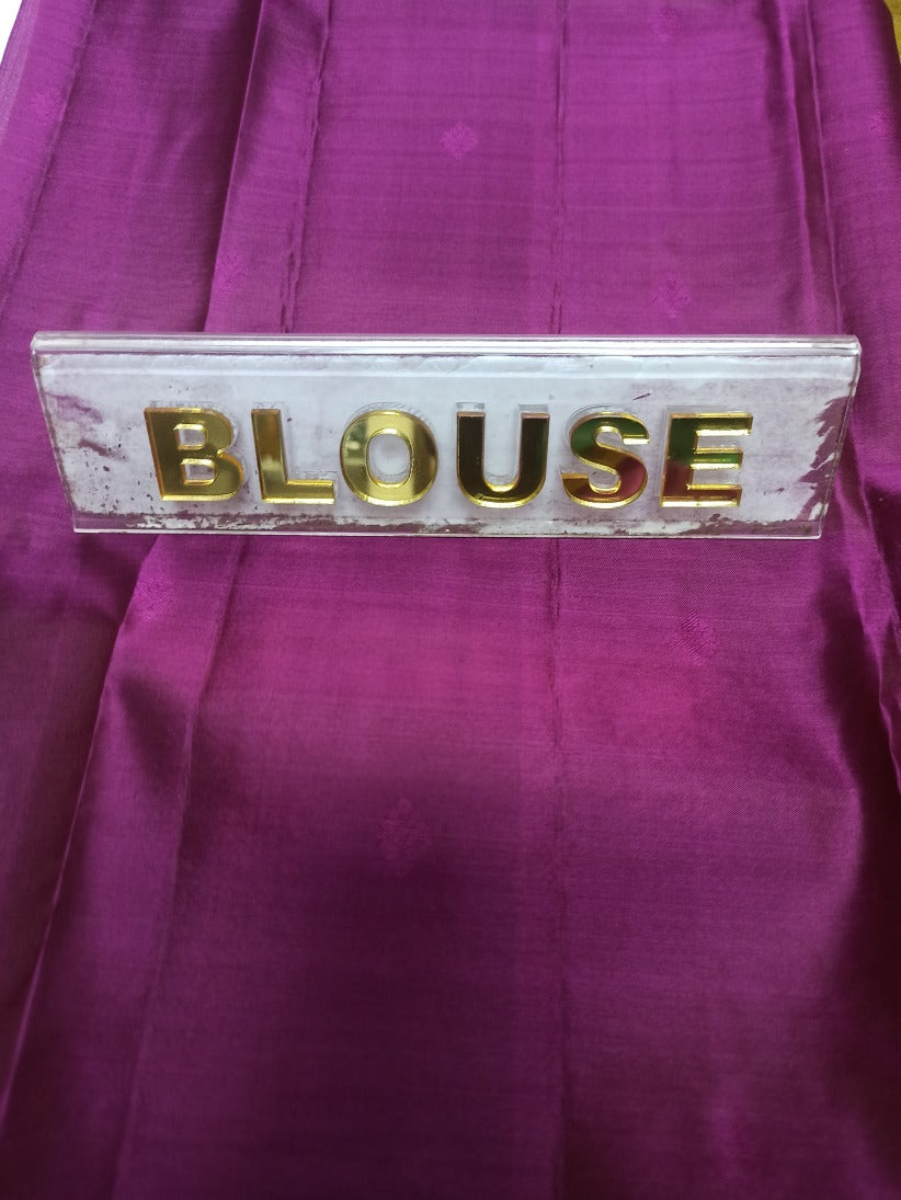 Pure Kanchipuram Silk Saree.