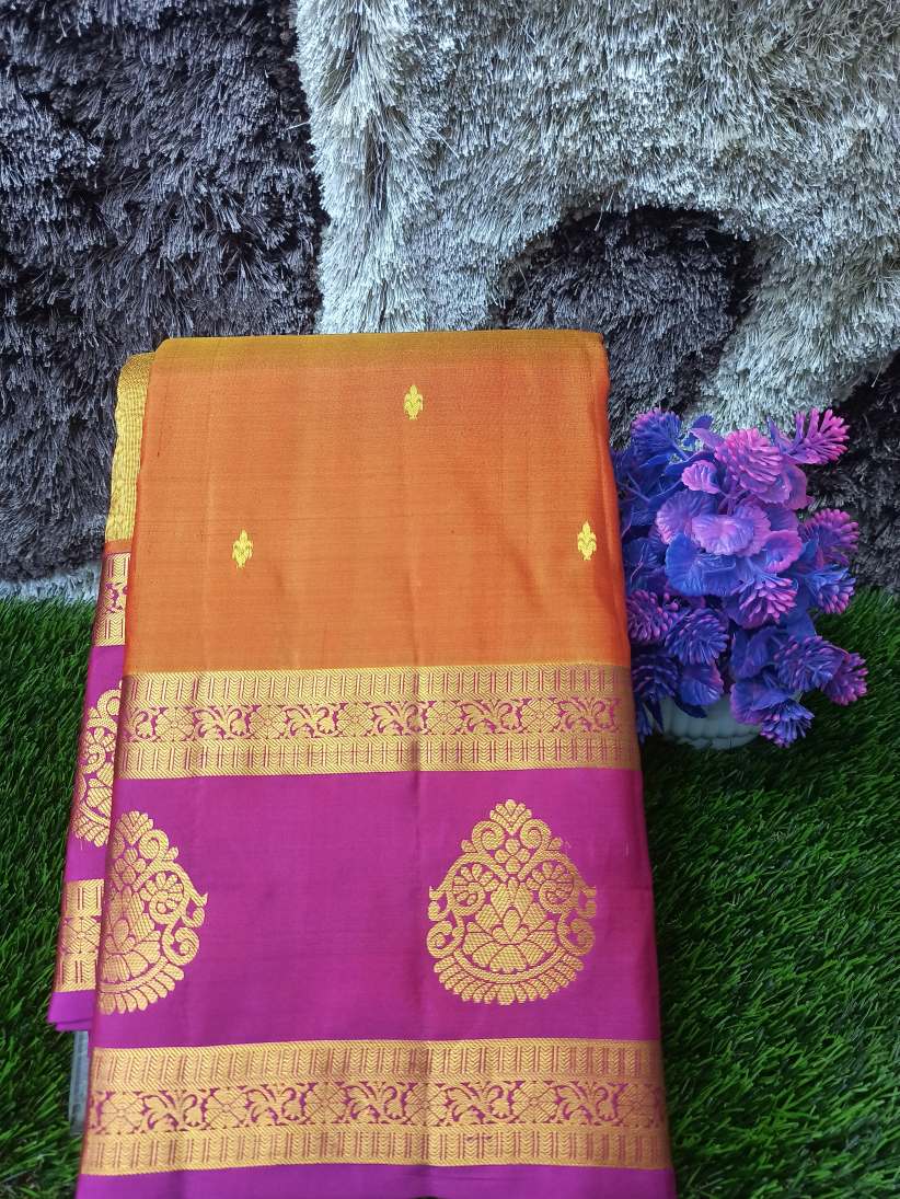 Pure Kanchipuram Silk Saree.