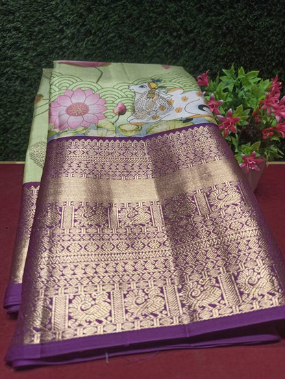 Pure Kanchipuram Silk Saree.