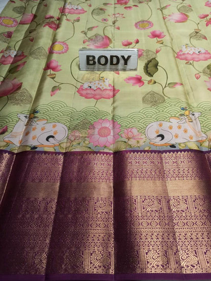 Pure Kanchipuram Silk Saree.