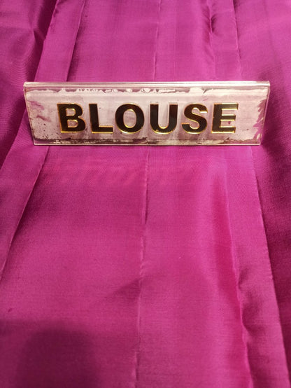 Pure Kanchipuram Silk Saree.