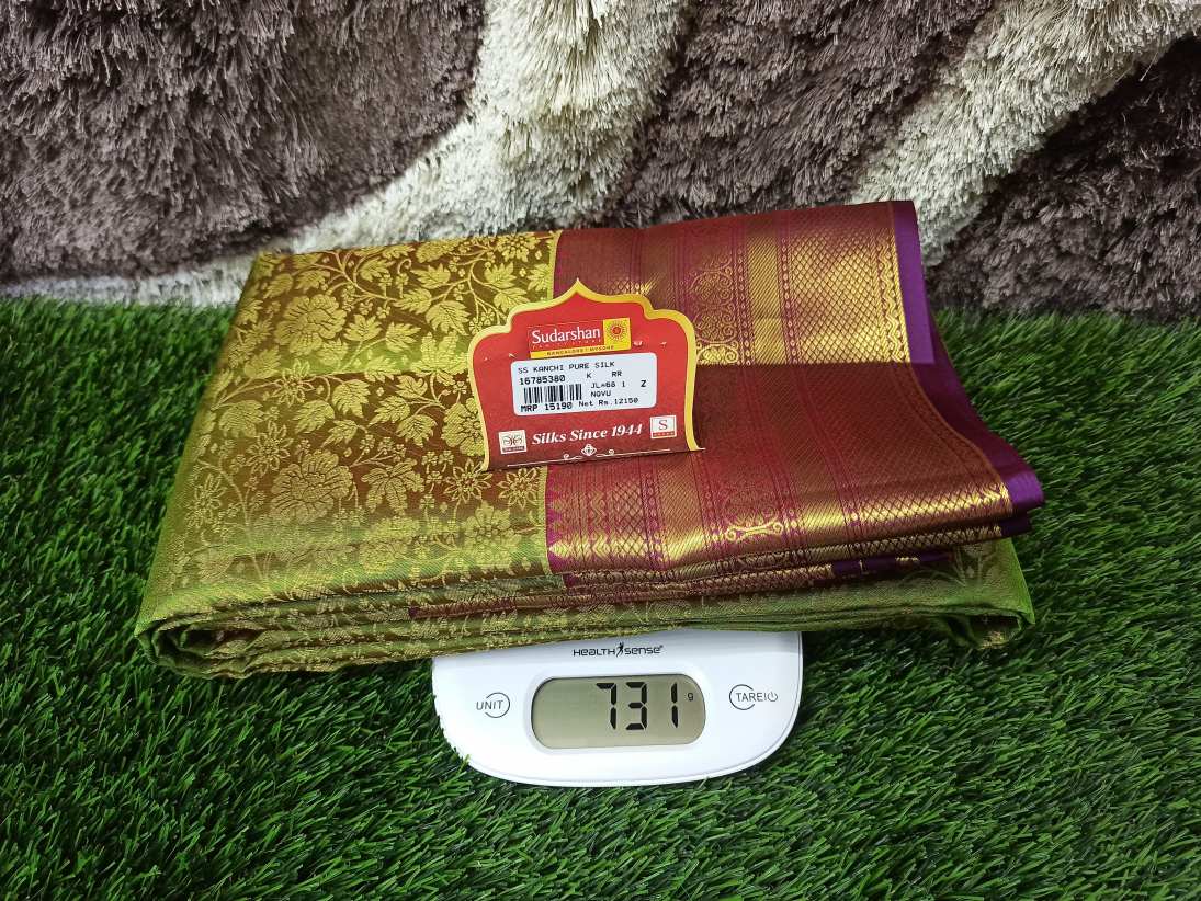 Pure Kanchipuram Silk Saree.