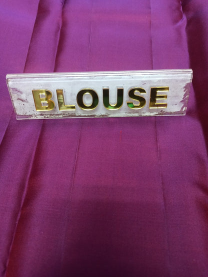 Pure Kanchipuram Silk Saree.