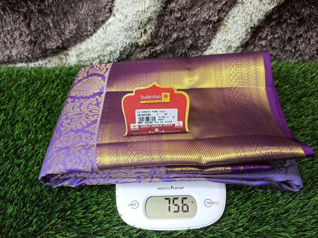 Pure Kanchipuram Silk Saree.