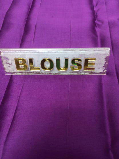 Pure Kanchipuram Silk Saree.