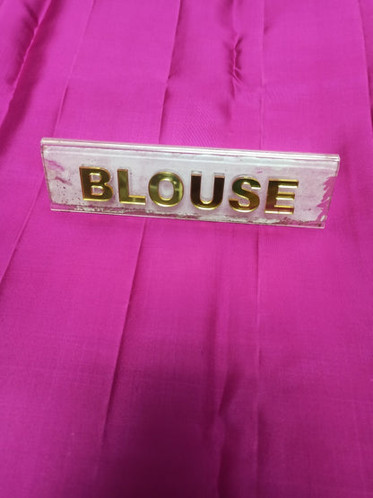 Pure Kanchipuram Silk Saree.