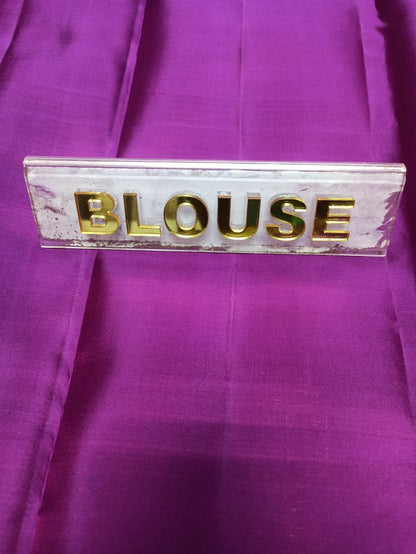 Pure Kanchipuram Silk Saree.