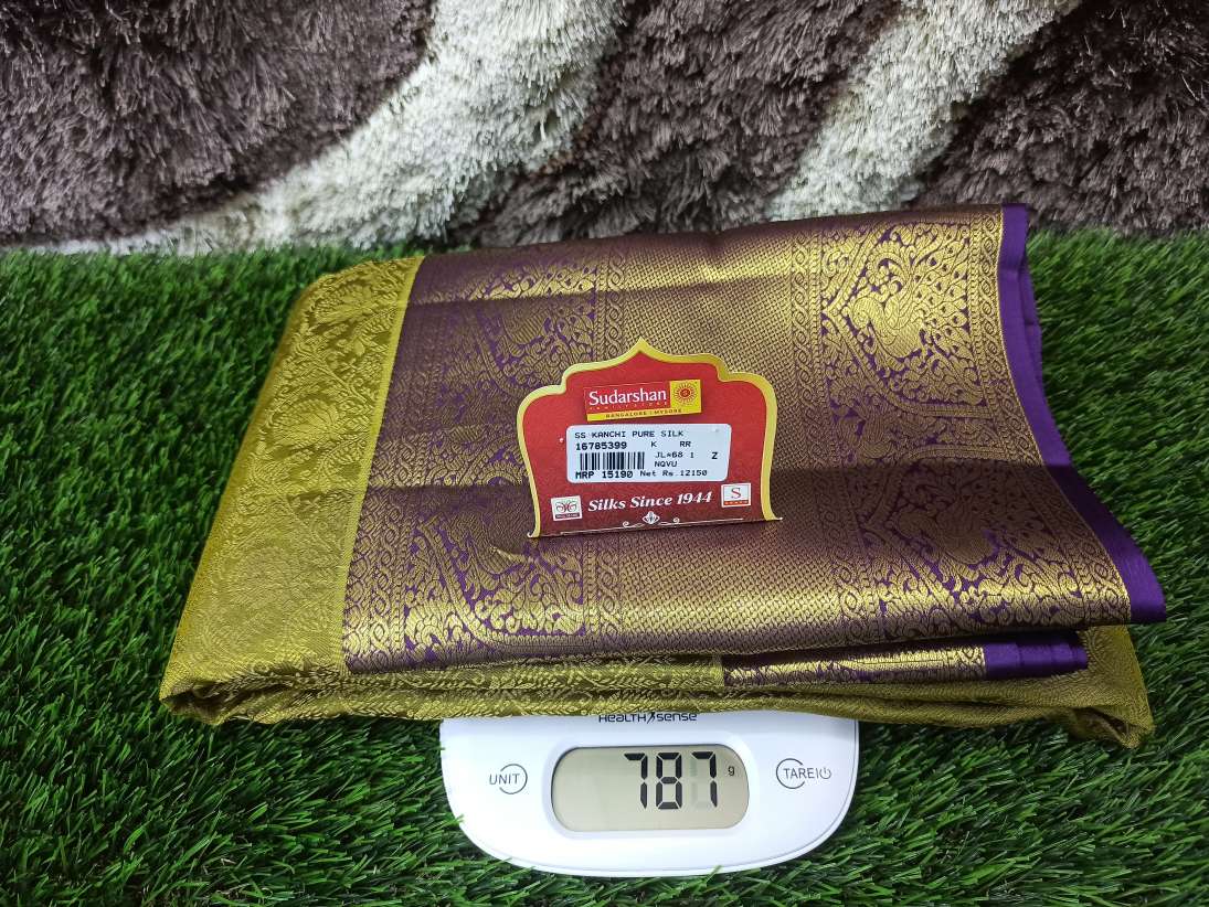 Pure Kanchipuram Silk Saree.